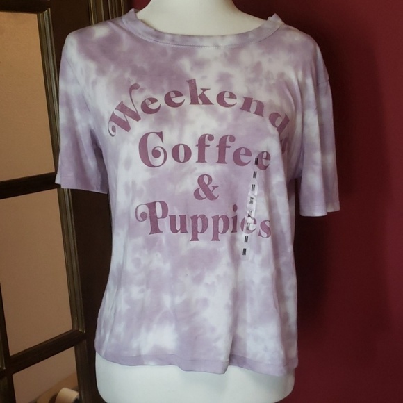 𝅺FIFTH Sun T Shirt Weekend Coffee & Puppies… - Picture 1 of 2